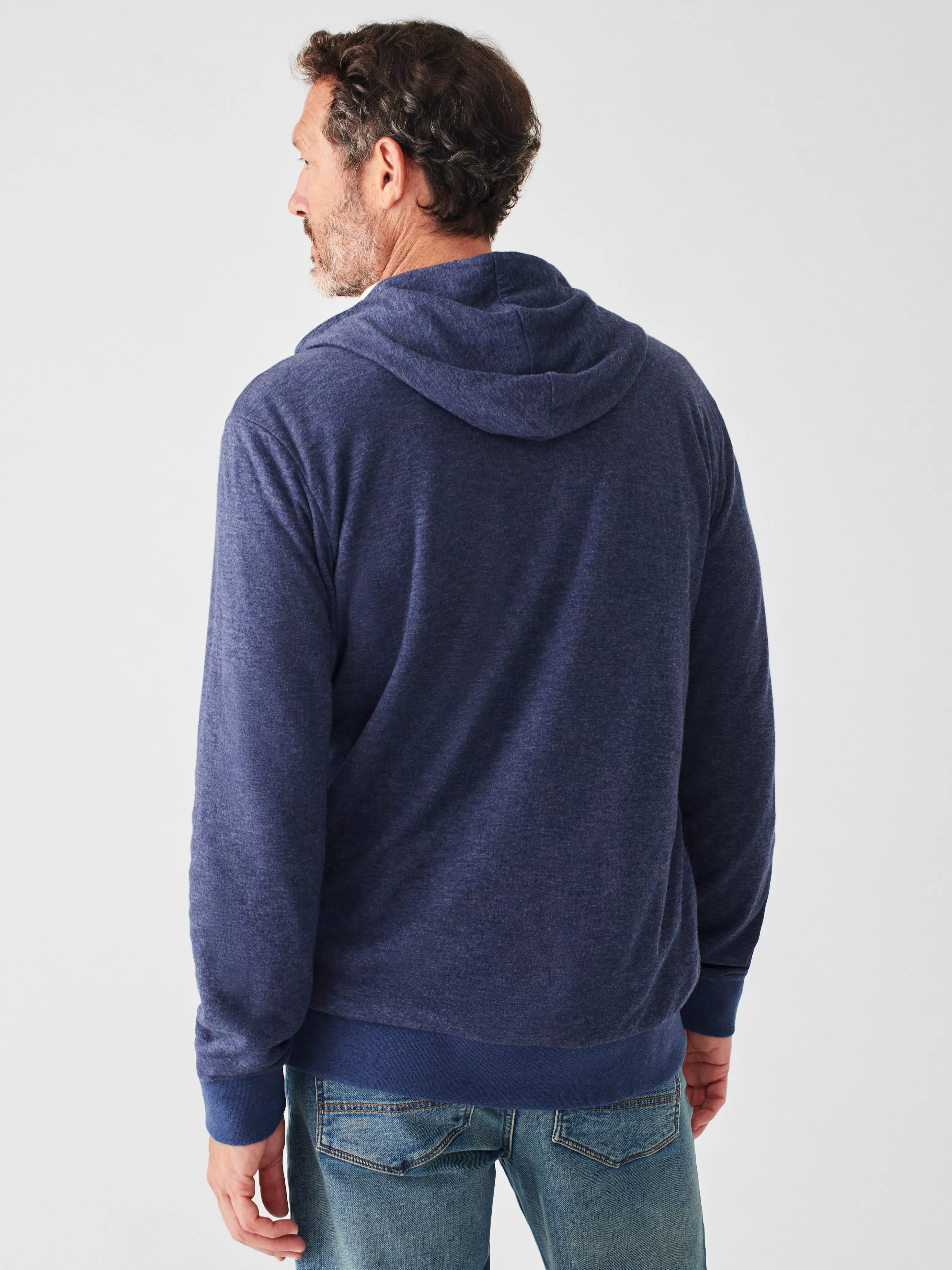 Cloud Cotton Reversible Zip Hoodie - | Faherty Brand Shop