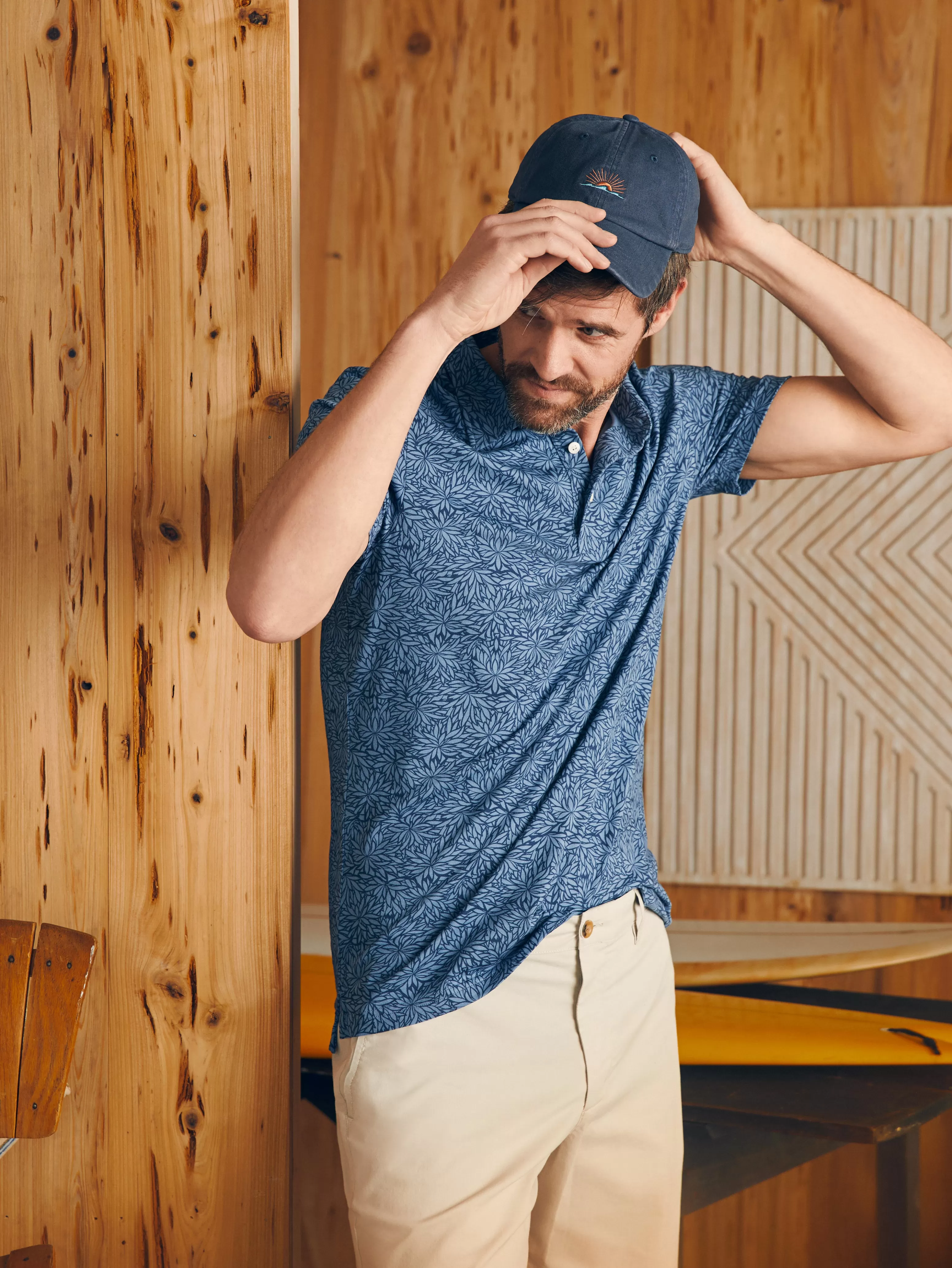Movement™ Short-Sleeve Pique Polo Shirt - | Faherty Brand New