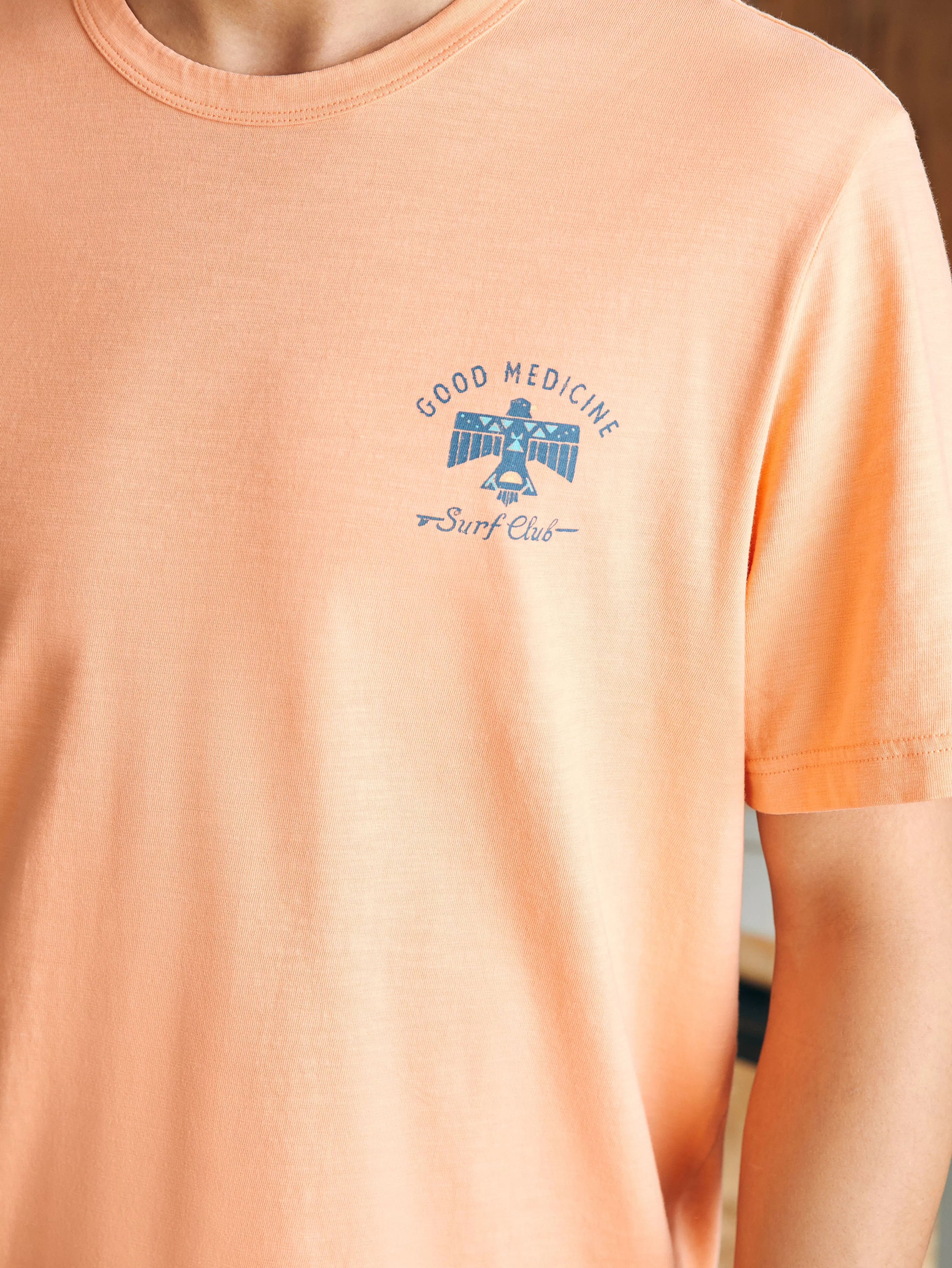 Steven Paul Judd Good Medicine Surf Club Tee - | Faherty Brand Best