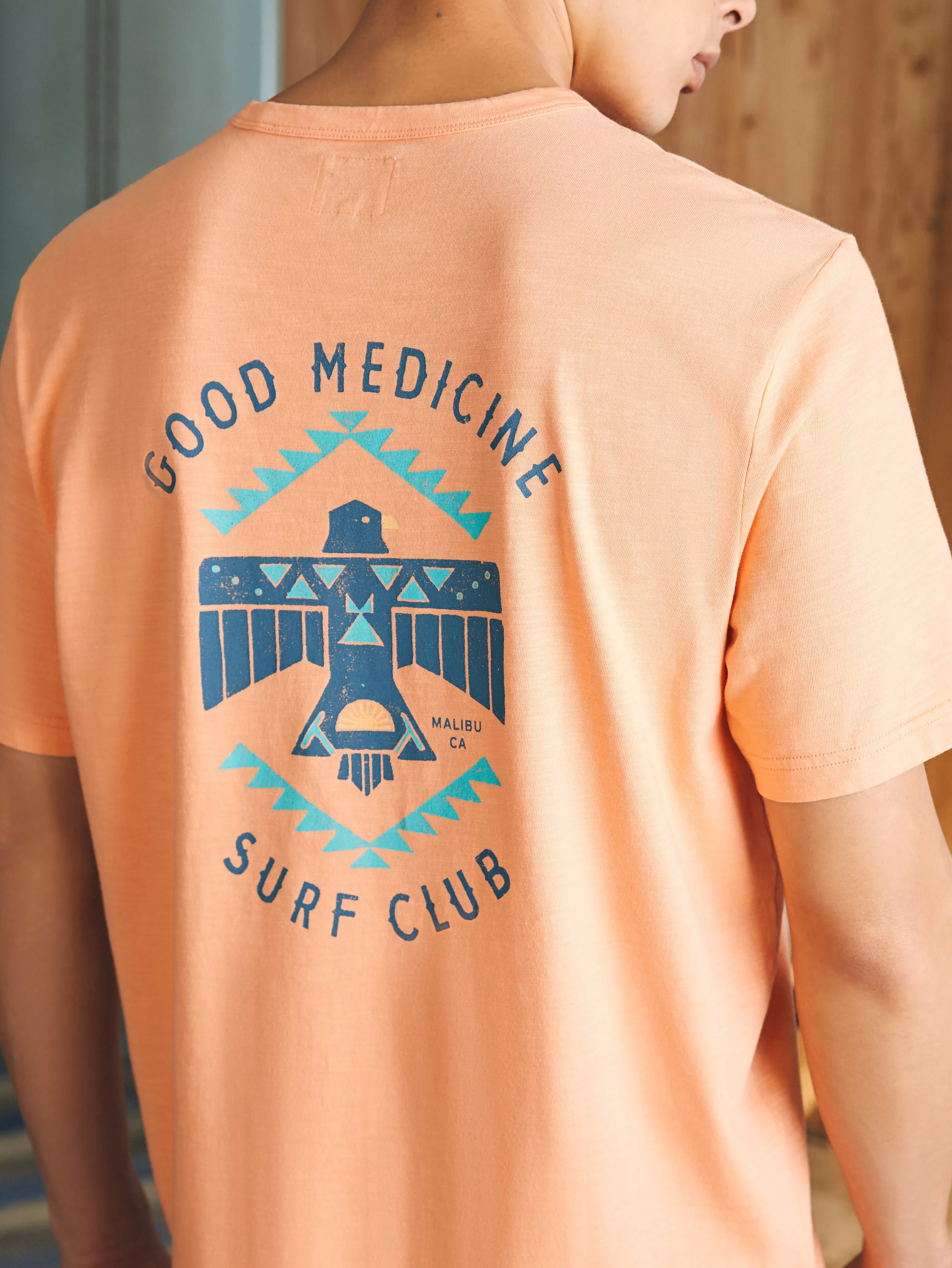 Steven Paul Judd Good Medicine Surf Club Tee - | Faherty Brand Best