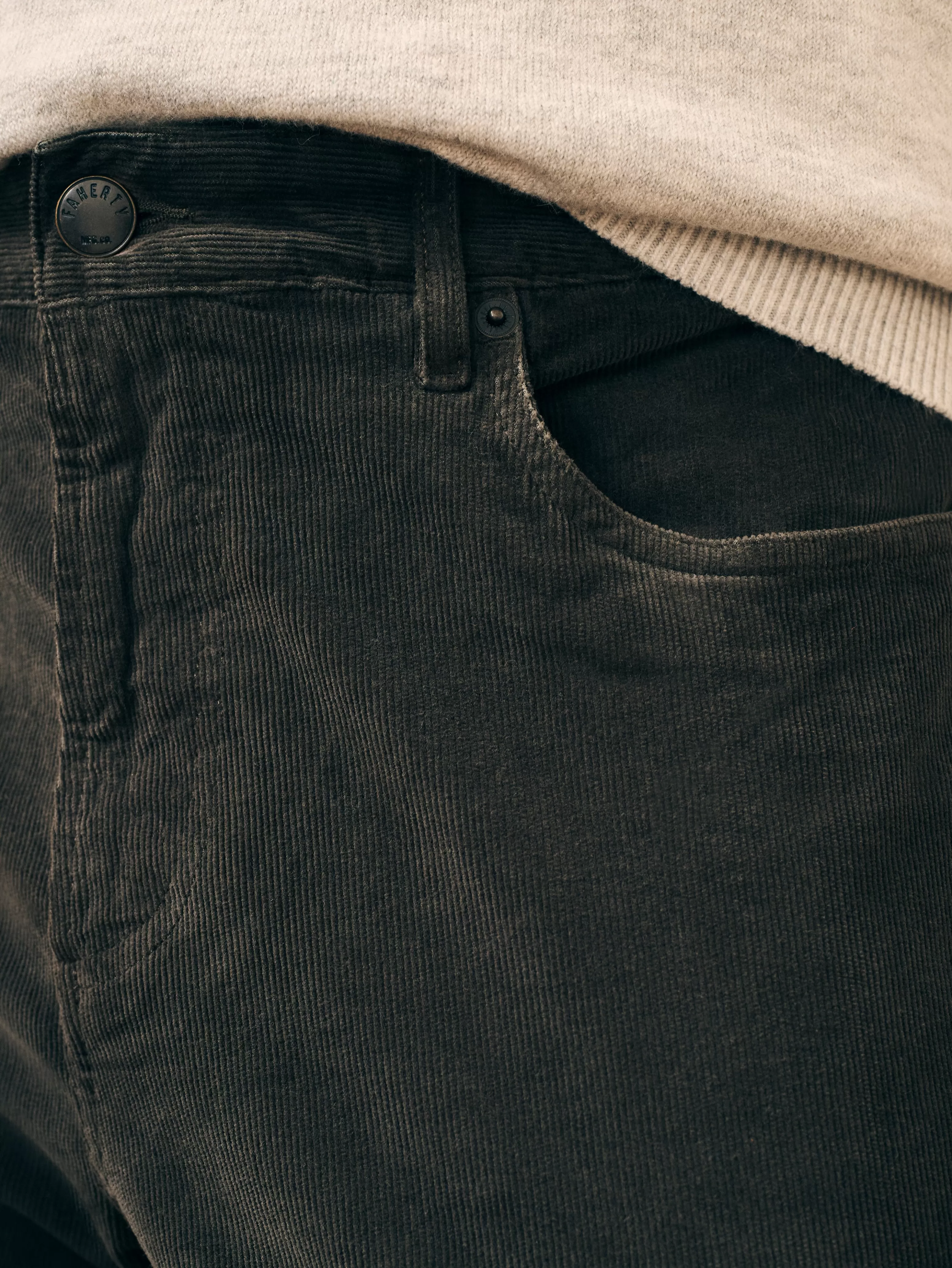 Stretch Corduroy 5-Pocket Pant (32" Inseam) - | Faherty Brand Hot
